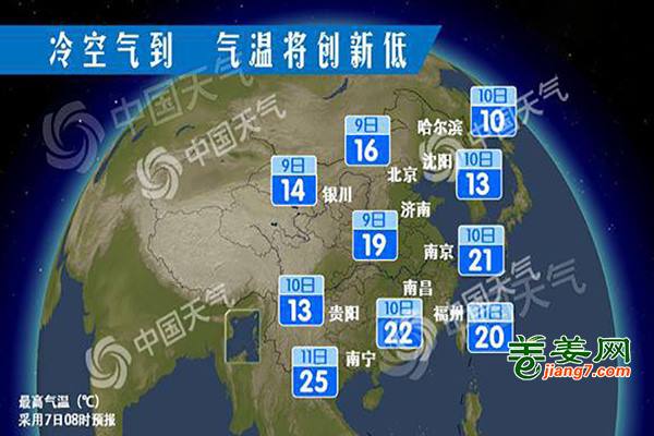 冷空氣至，大姜采收是否受阻? ()