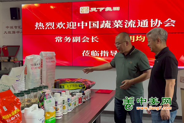 中國蔬菜流通協(xié)會(huì)常務(wù)副會(huì)長陳明均蒞臨“天下良田”指導(dǎo)工作 ()